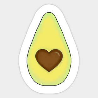 Avocado Sticker